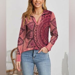 Loveu Dear Long Sleeve Top Sz Med